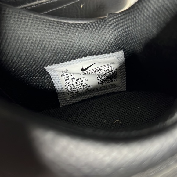 Nike Air Force 1 Sage Low Black White (W) - Picture 4 of 4